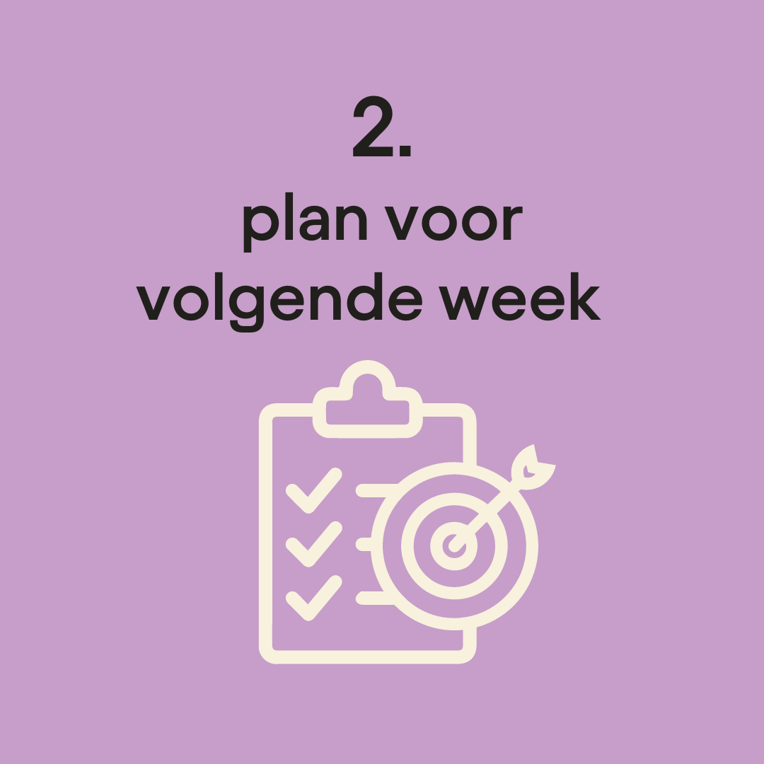 weekplanning plan a plannen