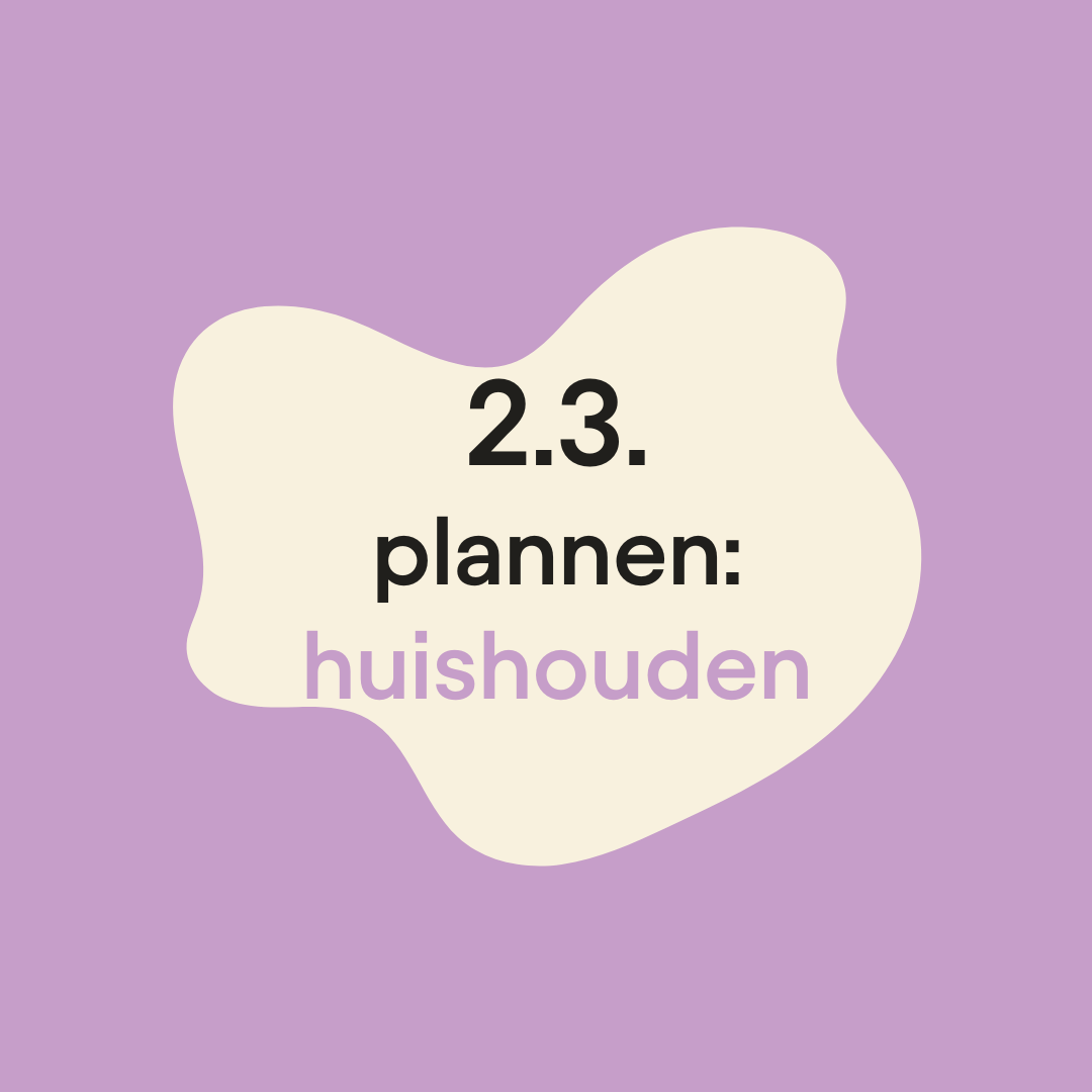 weekplanning plan a huishouden